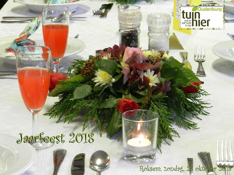 jaarfeest Tuinhier Oudenburg 2018